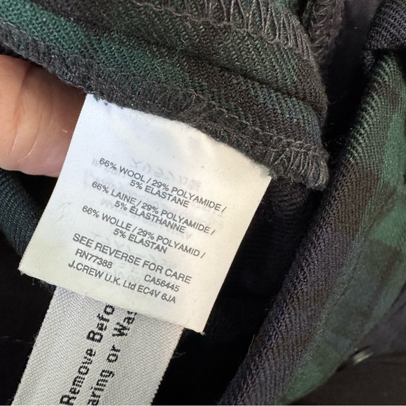 J. Crew Maddie Tartan Plaid Pants - Picture 7 of 7